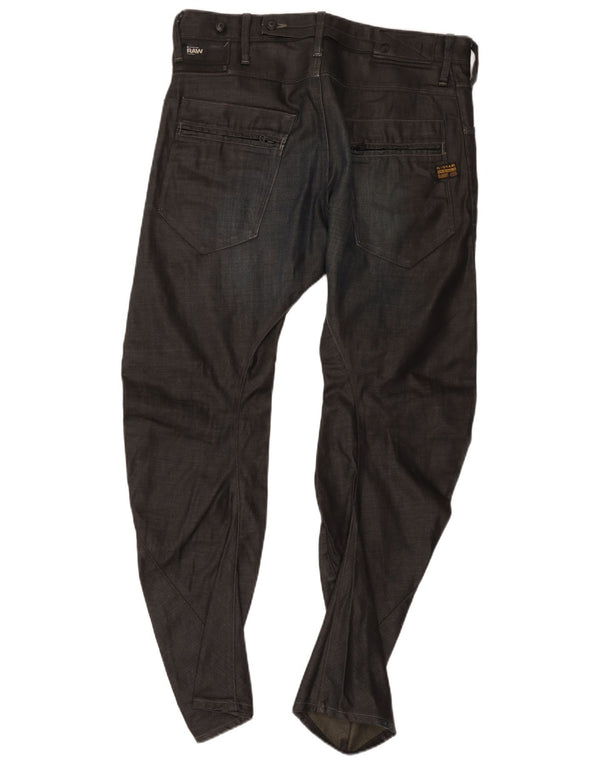 G-Star Masculino Banana Tapered Jeans W34 L32 Algodão Preto