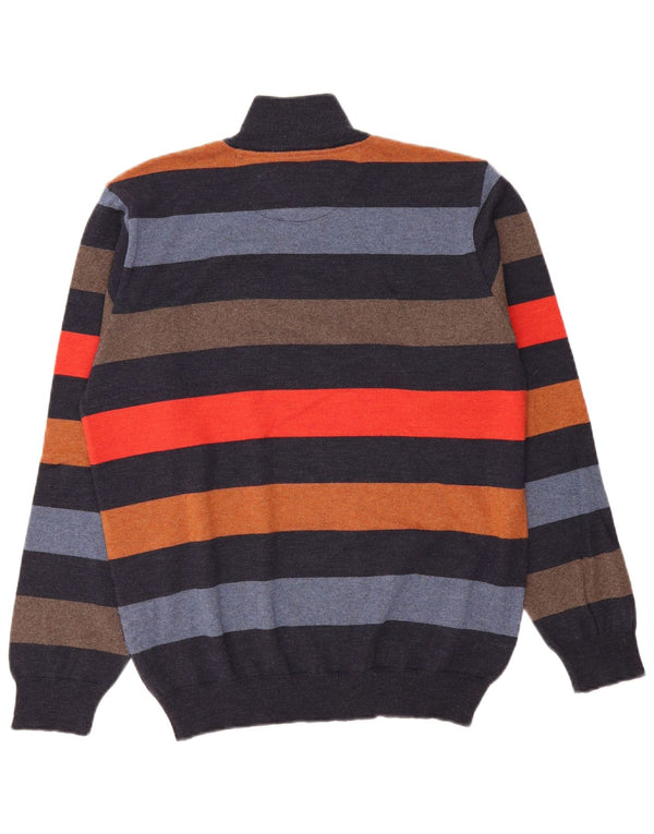 Paul & Shark Mens Yachting Zip Neck Jumper Sweater Large Multicoloured