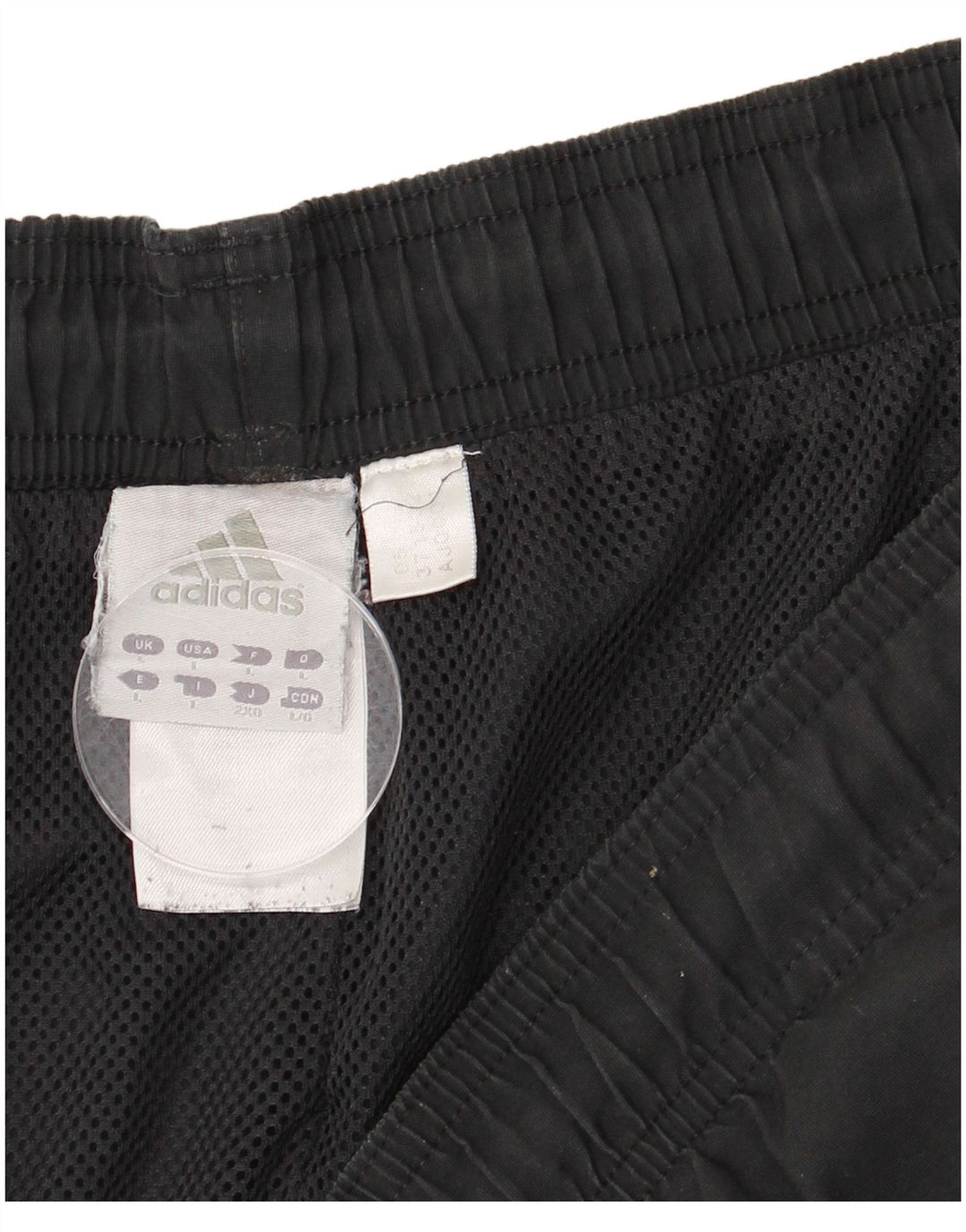 Shorts esportivos masculinos ADIDAS grandes pretos