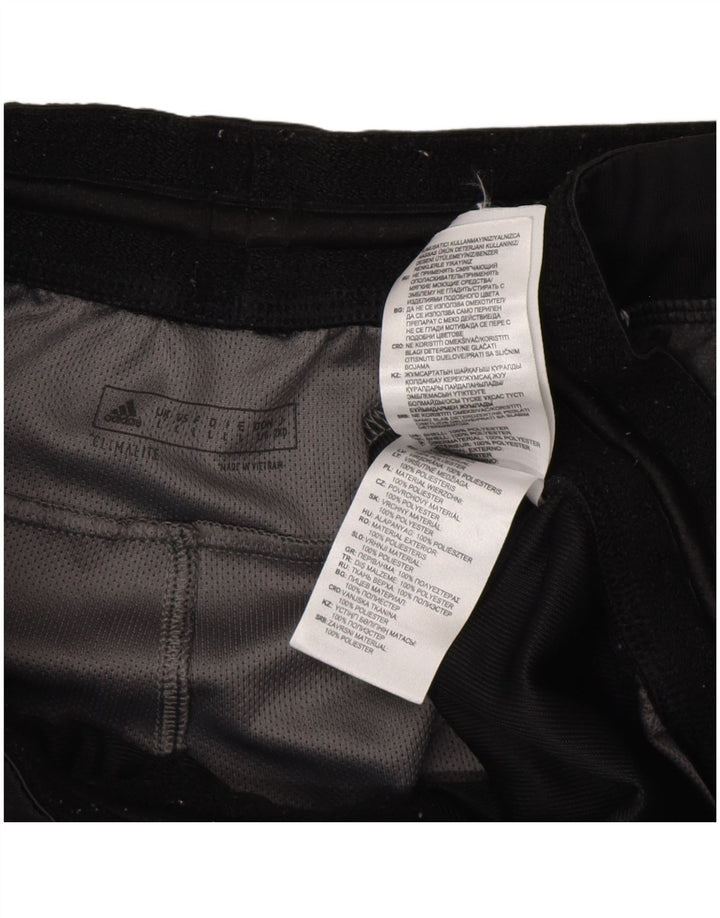 Adidas Masculino Climalite Sport Shorts Grande Cinza Colorblock Poliéster