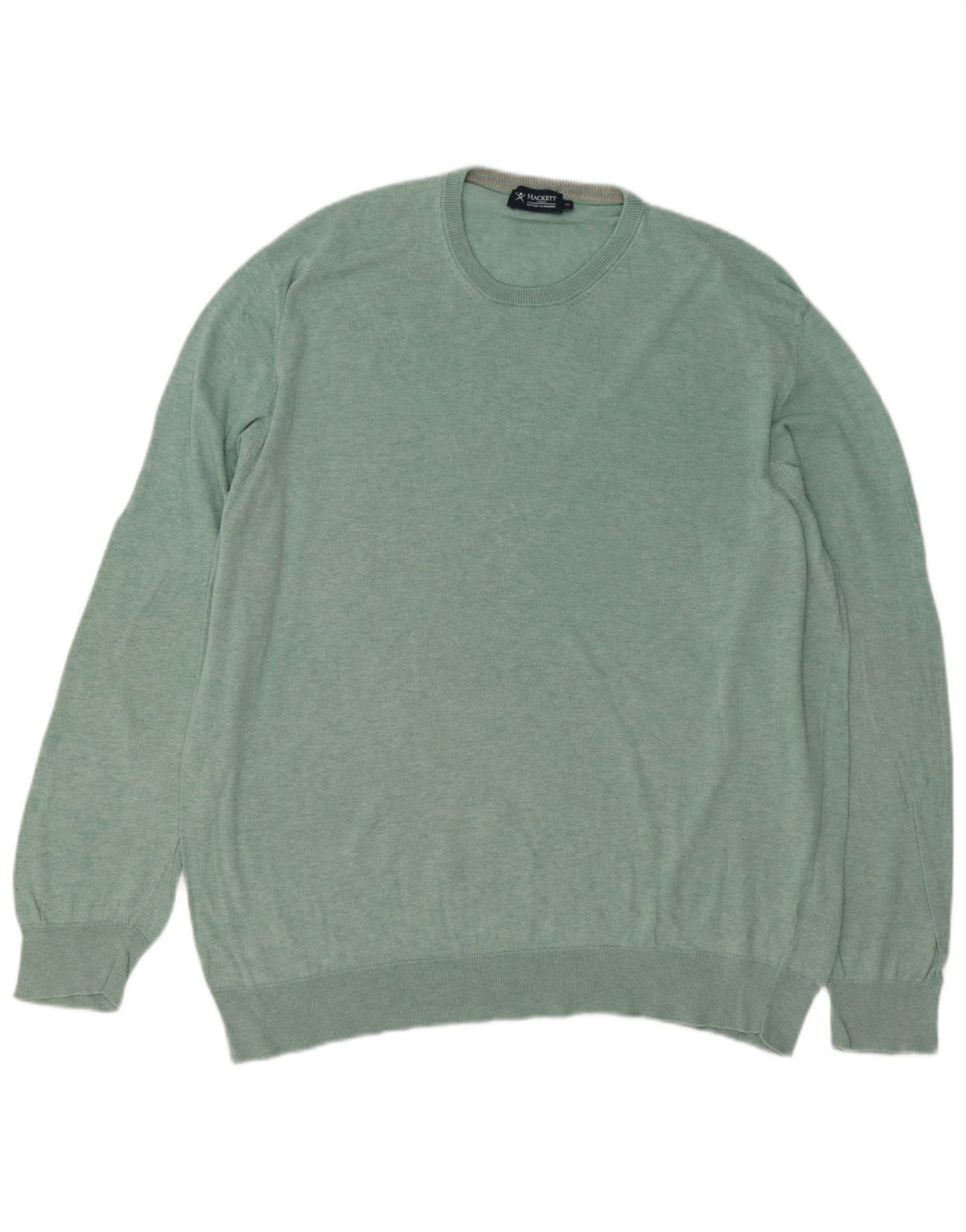 Suéter masculino Hackett com gola redonda 2XL algodão verde