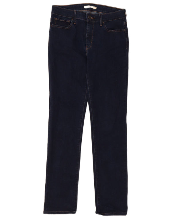 Calça jeans feminina Levi's 712 Slim W29 L32 azul marinho algodão