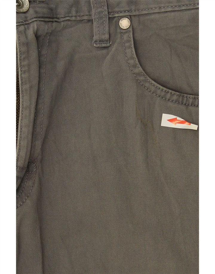 Vans Masculino Casual Shorts W34 Grande Algodão Cinza