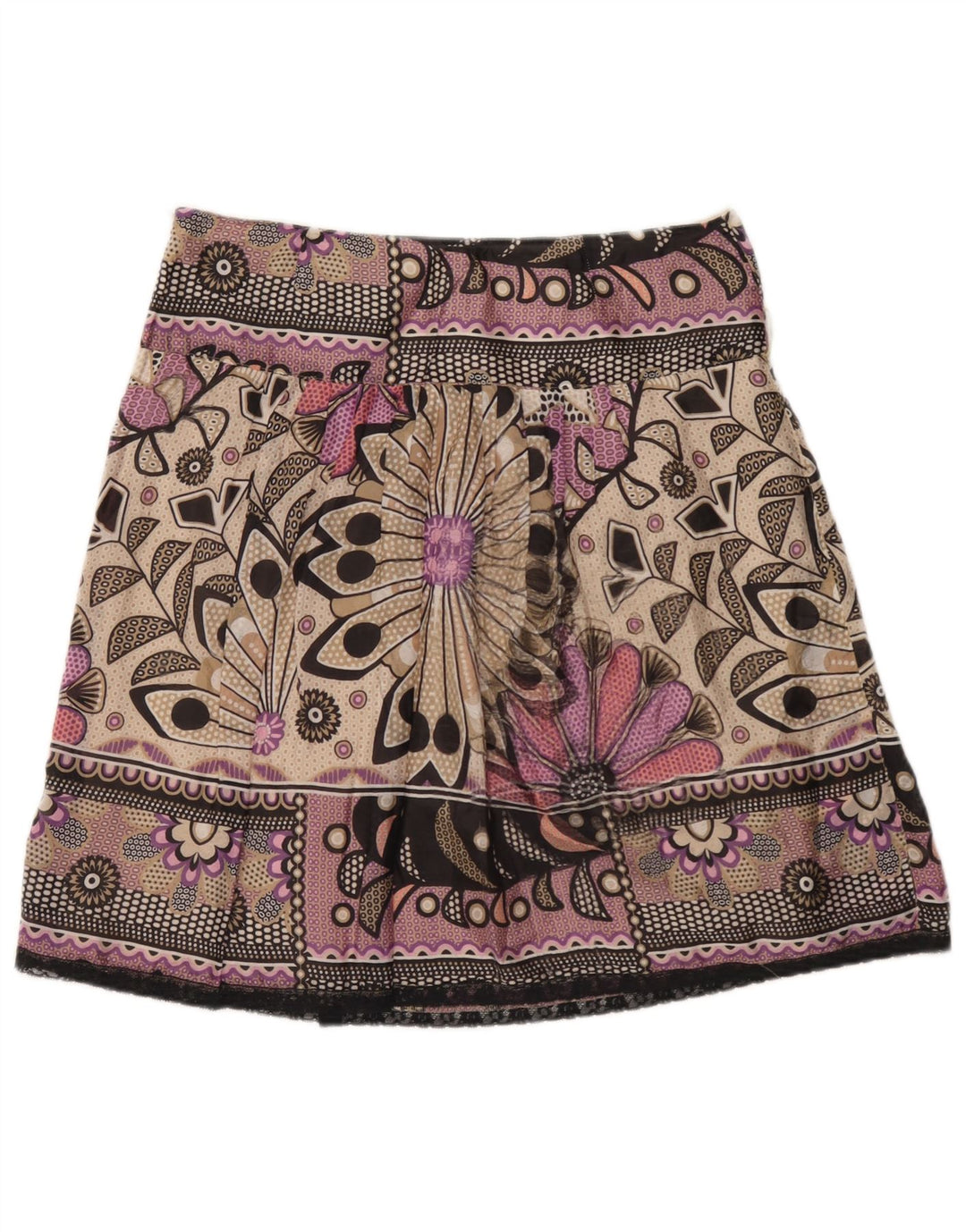 Mini saia feminina Marella W32 grande floral multicolorida