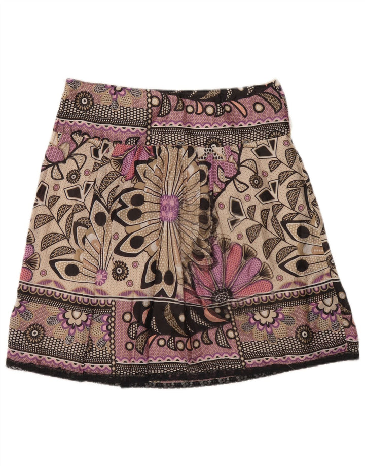 Mini saia feminina Marella W32 grande floral multicolorida