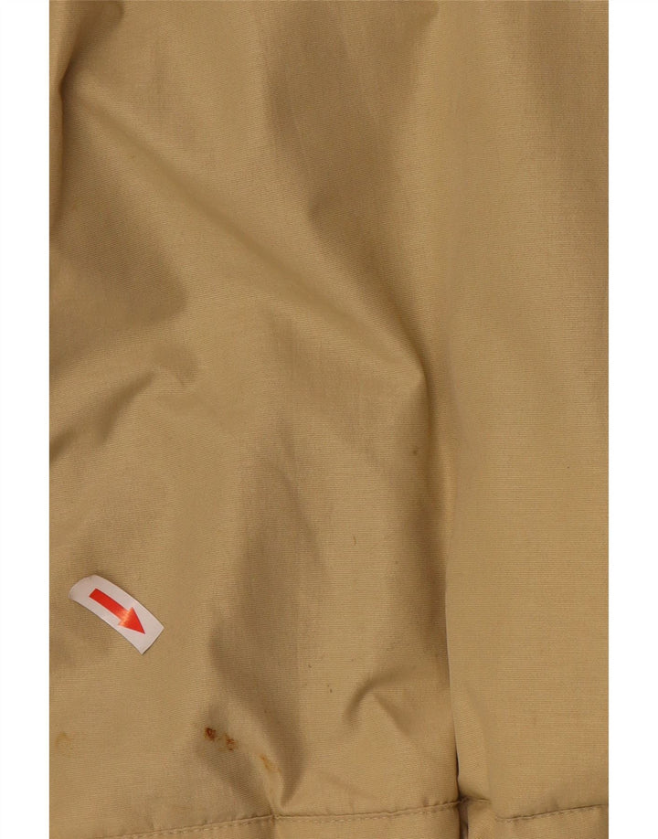 Jaqueta masculina acolchoada com capuz Champion UK 42 XL bege Colourblock