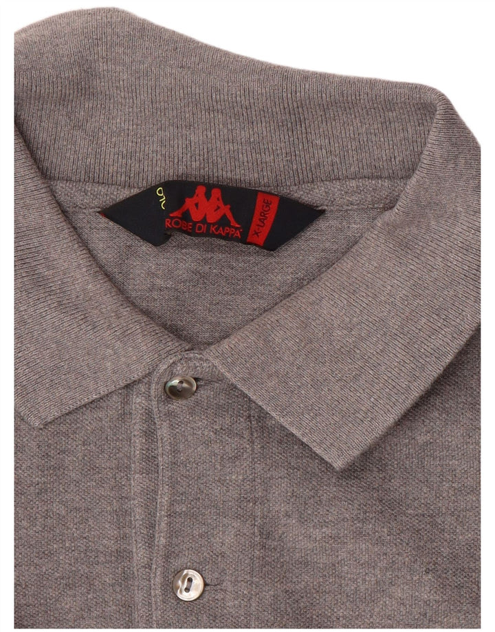 Camisa polo masculina Kappa XL cinza