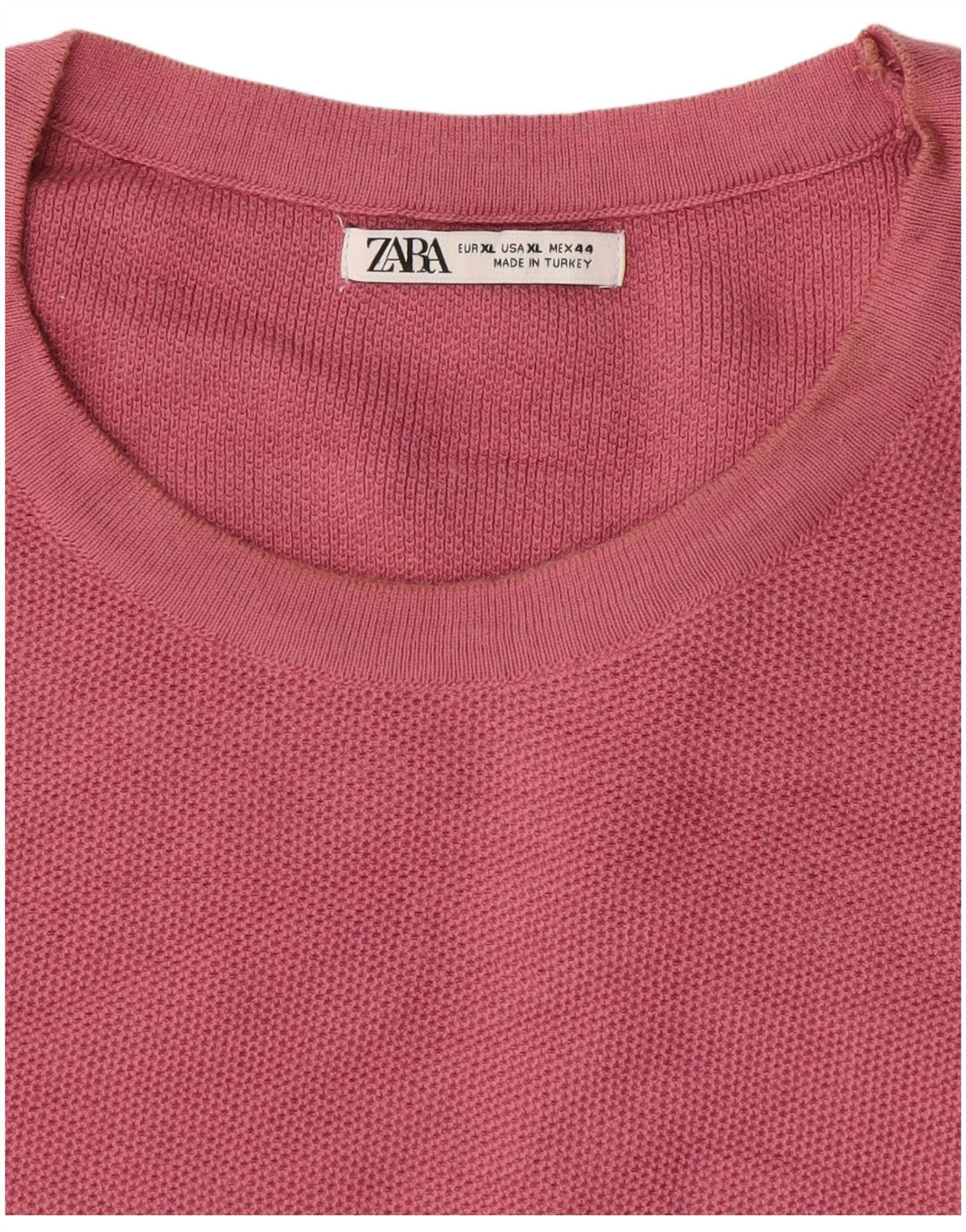 Camiseta masculina Zara XL rosa