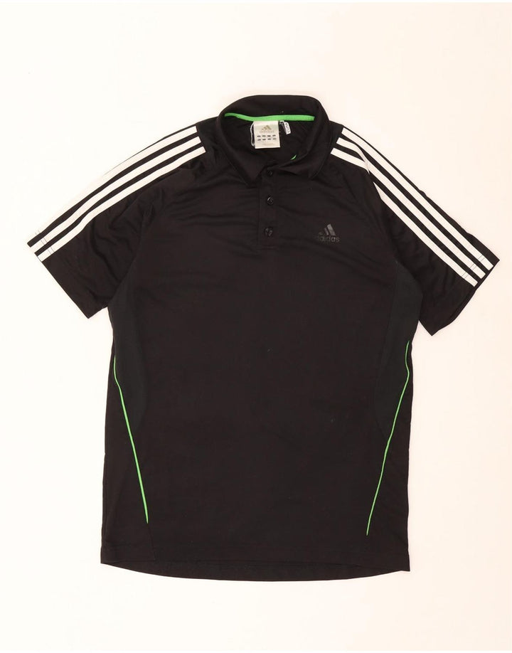 Adidas Mens Climalite Polo Shirt Médio Preto Poliéster