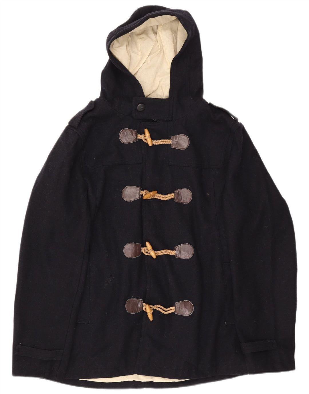 Jaqueta militar masculina com capuz CEDARWOOD STATE Reino Unido 40 grande azul marinho