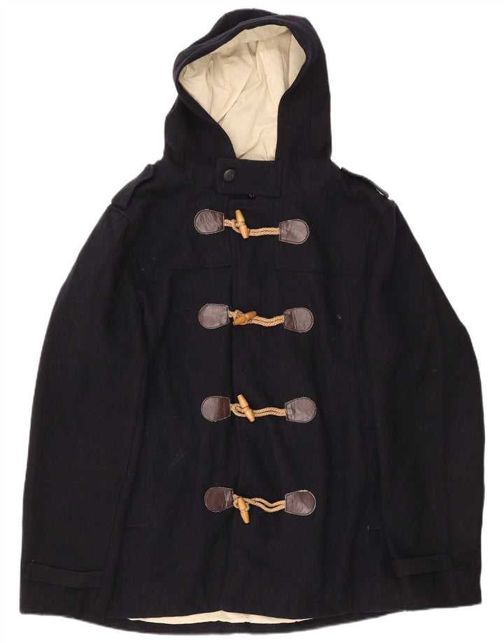 Jaqueta militar masculina com capuz CEDARWOOD STATE Reino Unido 40 grande azul marinho