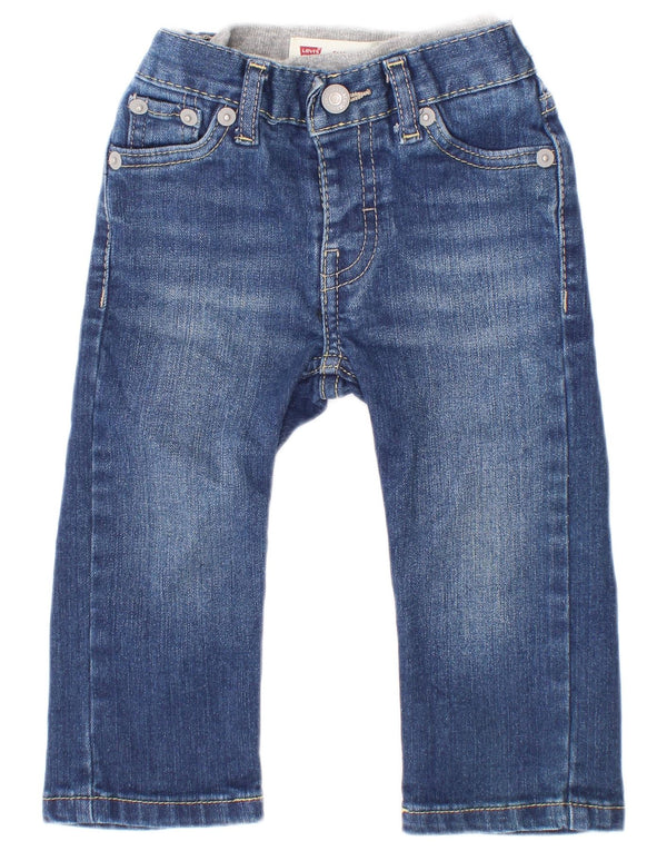 Levi's Baby Boys Straight Jeans 9-12 Meses W18 L11 Azul Algodão