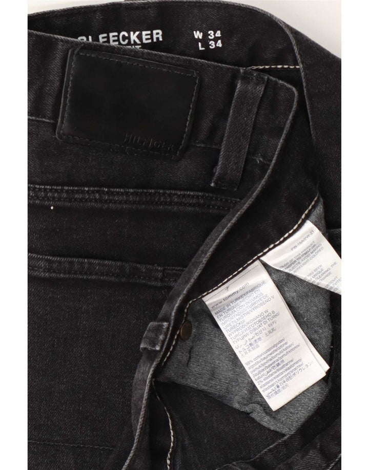 Wrangler Masculino Bleecker Slim Jeans W34 L34 Cinza Algodão