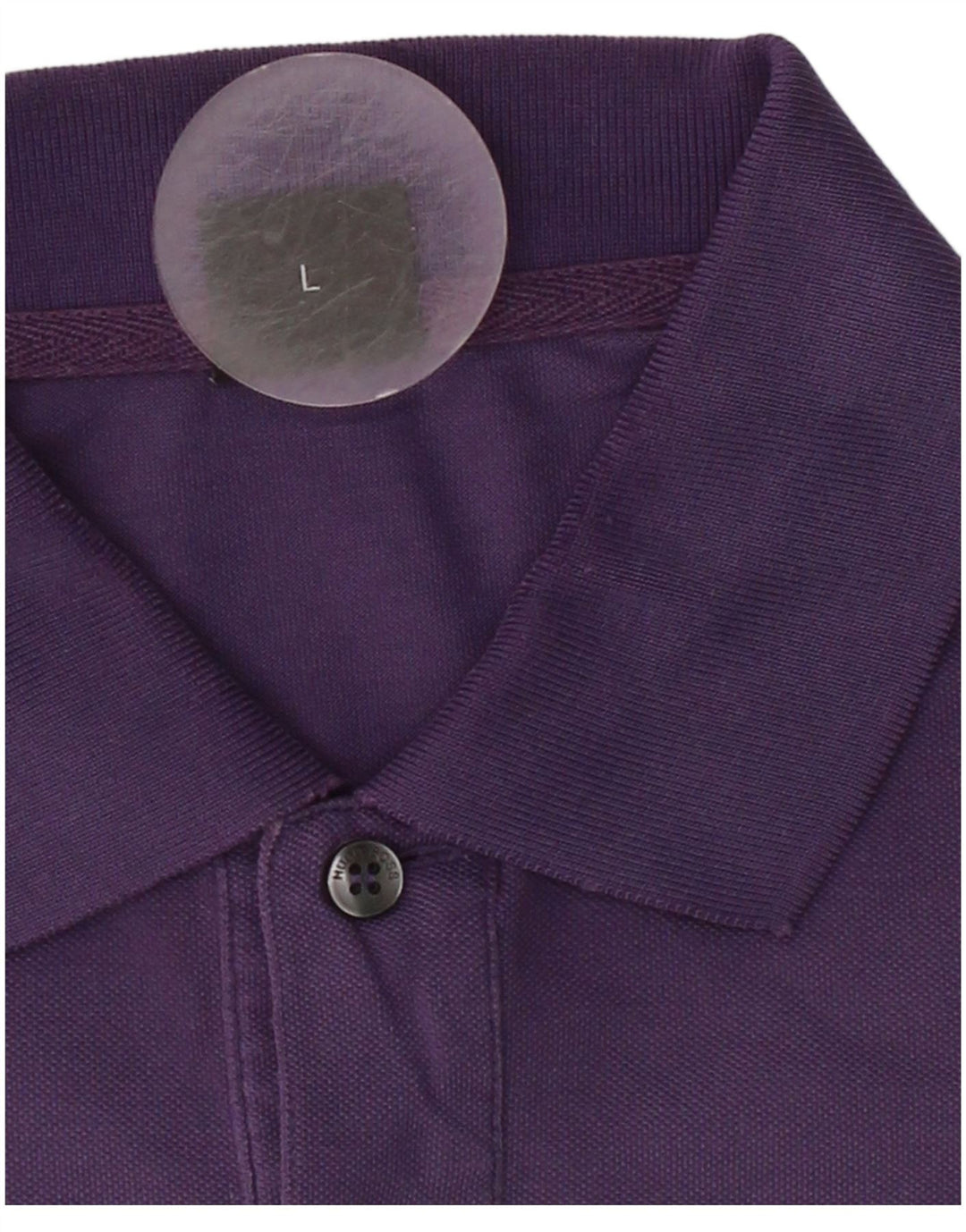 Camisa polo masculina HUGO BOSS grande algodão roxo