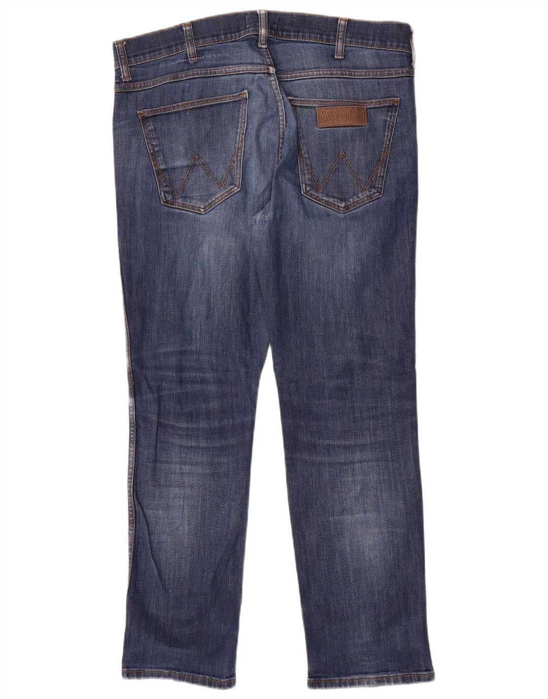 Wrangler Masculino Greensboro Slim Jeans W33 L30 Azul Marinho Poliéster