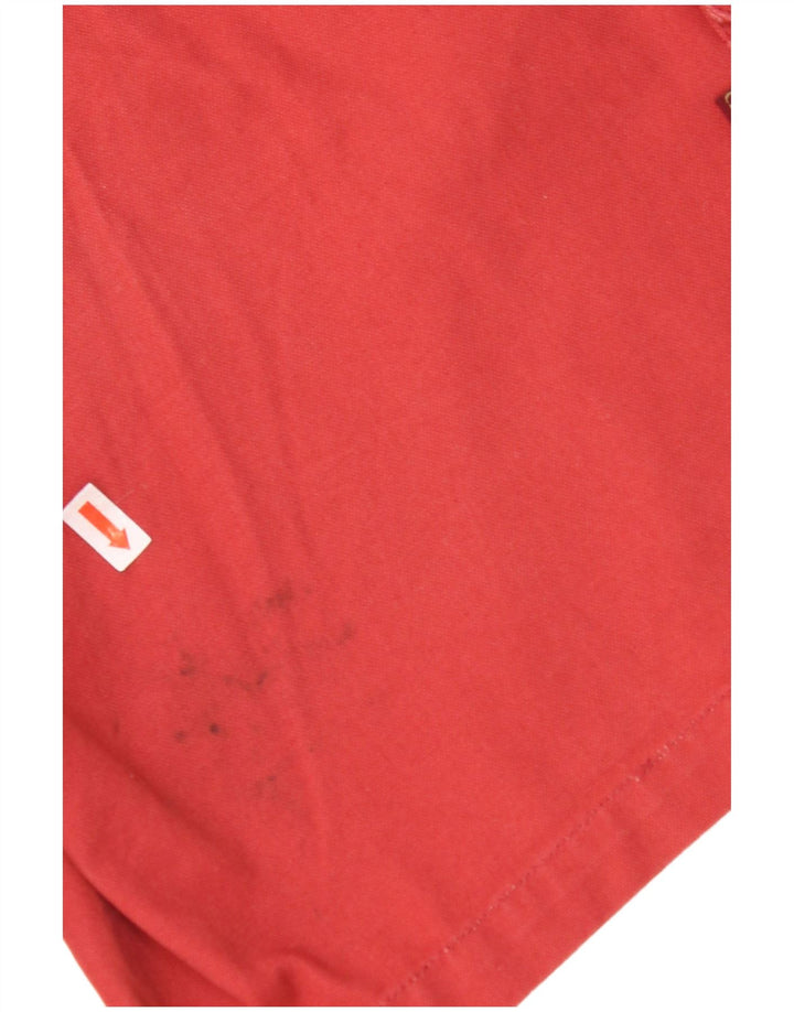 Shorts cargo feminino PYRAMID IT 44 médio W28 algodão vermelho