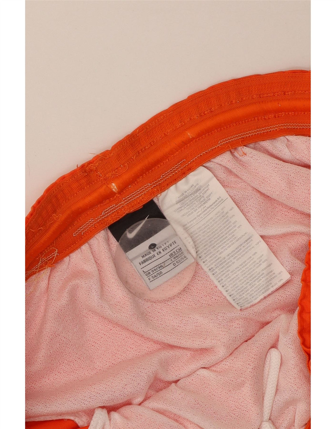 Nike Mens Sport Shorts Grande Laranja Poliéster