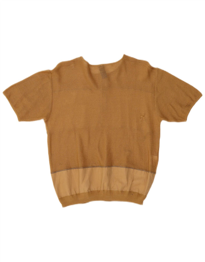 Suéter feminino MODIGLIANI com gola redonda IT 48 XL bege colorblock