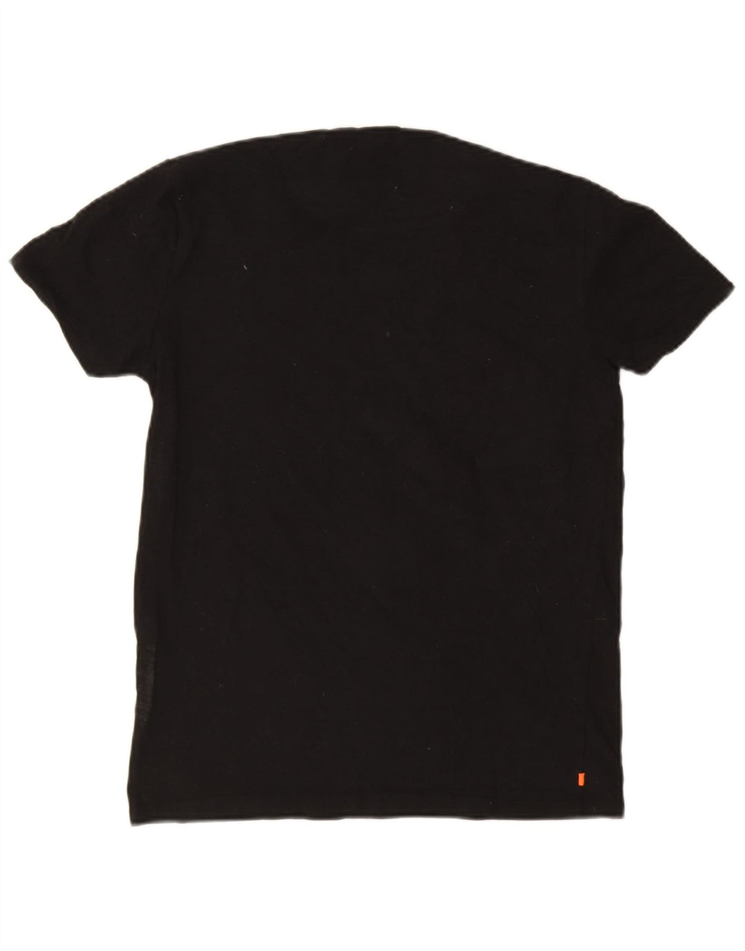 Camiseta masculina Superdry Slim Fit Top Médio Algodão Preto