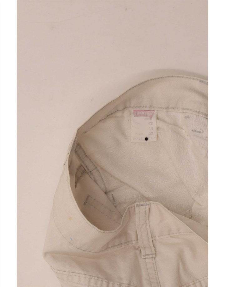 Carrera Mens Casual Shorts Médio W32 Branco