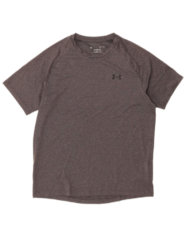 Camiseta masculina Under Armour pequena cinza poliéster