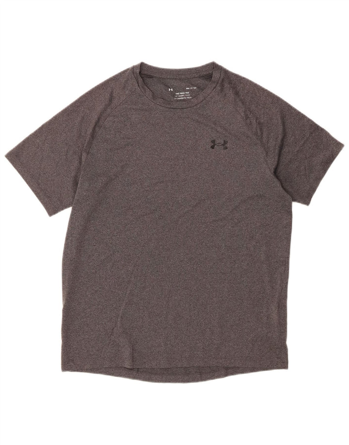 Camiseta masculina Under Armour pequena cinza poliéster