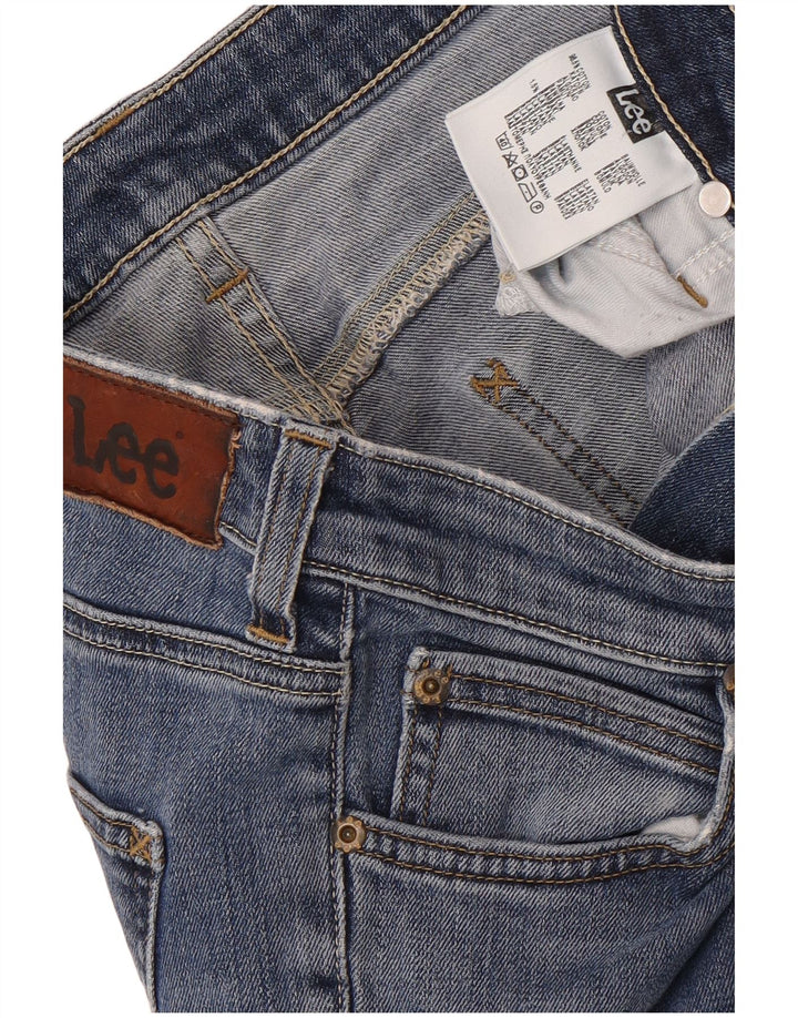 Lee Mens Marion Straight Jeans W29 L31 Azul Algodão