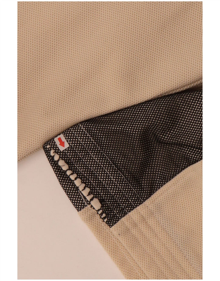 ASICS Mens Graphic Tracksuit Top Jacket Médio Bege Colourblock