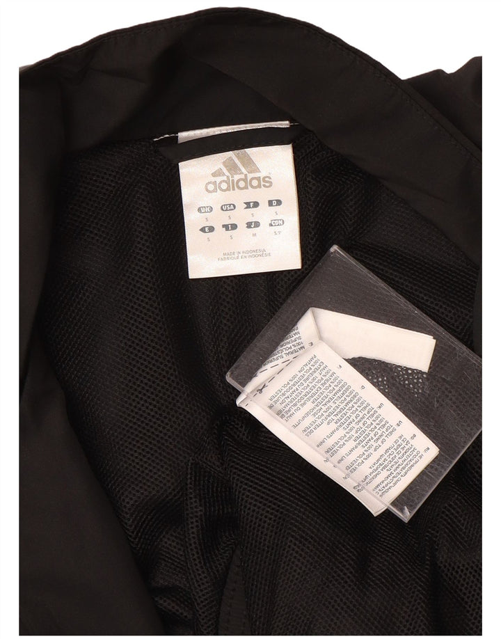 Adidas Mens Treino Top Jacket Pequeno Poliéster Preto