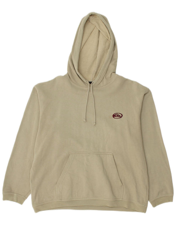 Jumper com capuz Quiksilver Boys 15-16 anos algodão cáqui