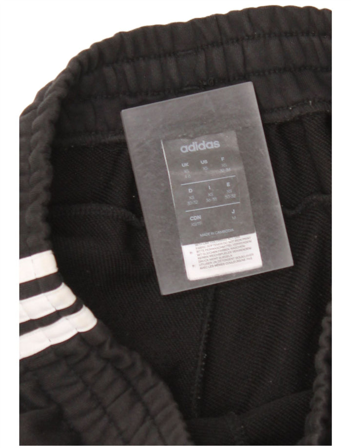 ADIDAS Calças de treino femininas Joggers UK 4/6 XS Preto Algodão
