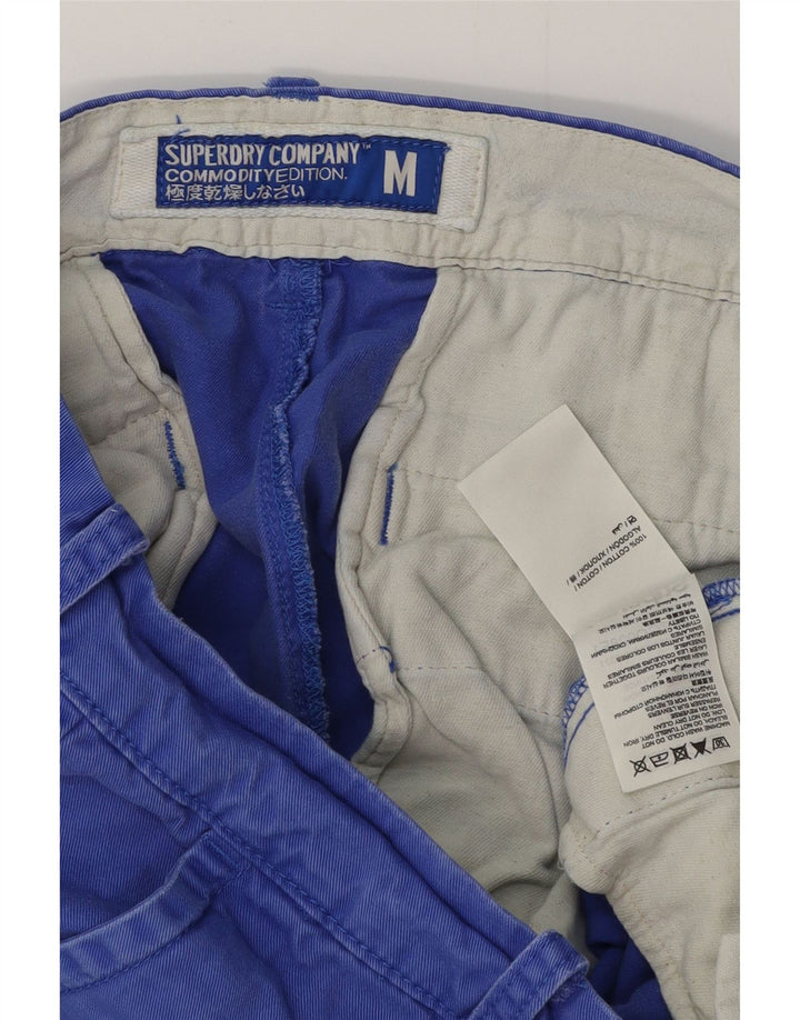 Shorts chino masculino SUPERDRY médio W32 algodão azul