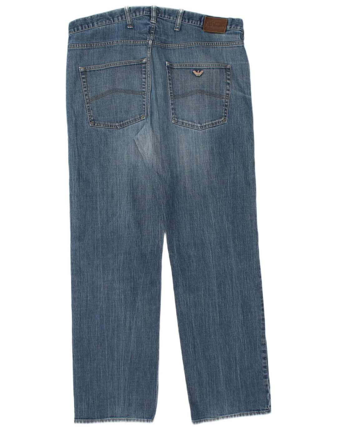 ARMANI Calça Jeans Reta Masculina W38 L34 Azul