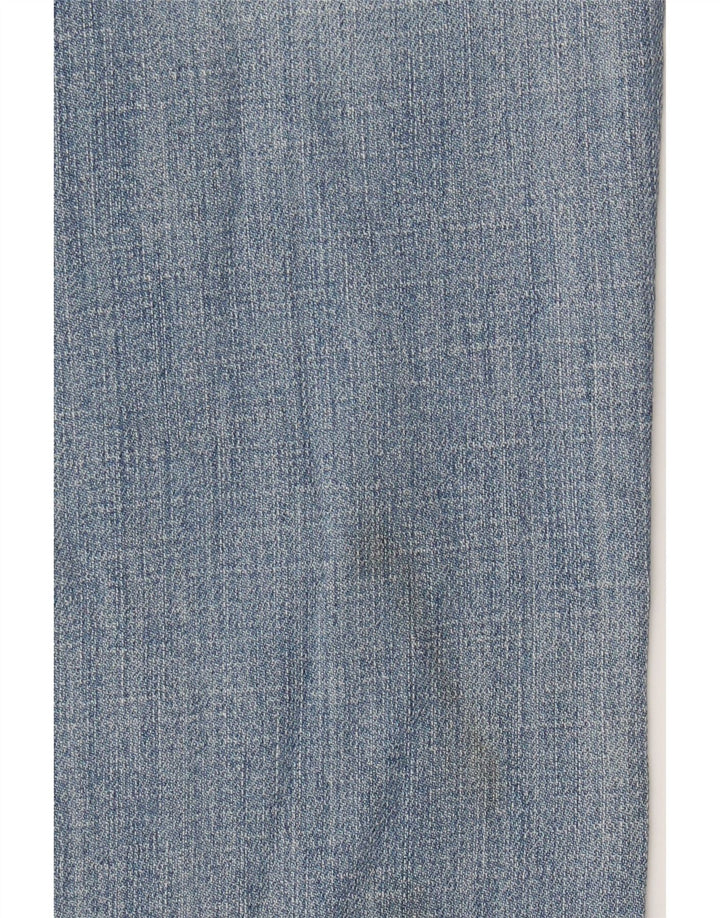 Calça jeans feminina Oasis Bootcut UK 8 pequena W28 L30 azul