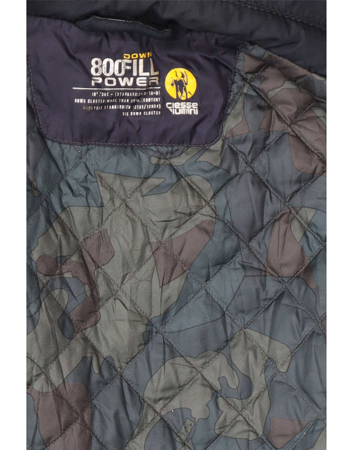 Jaqueta acolchoada masculina Ciesse Piumini tamanho regular 52 grande azul marinho