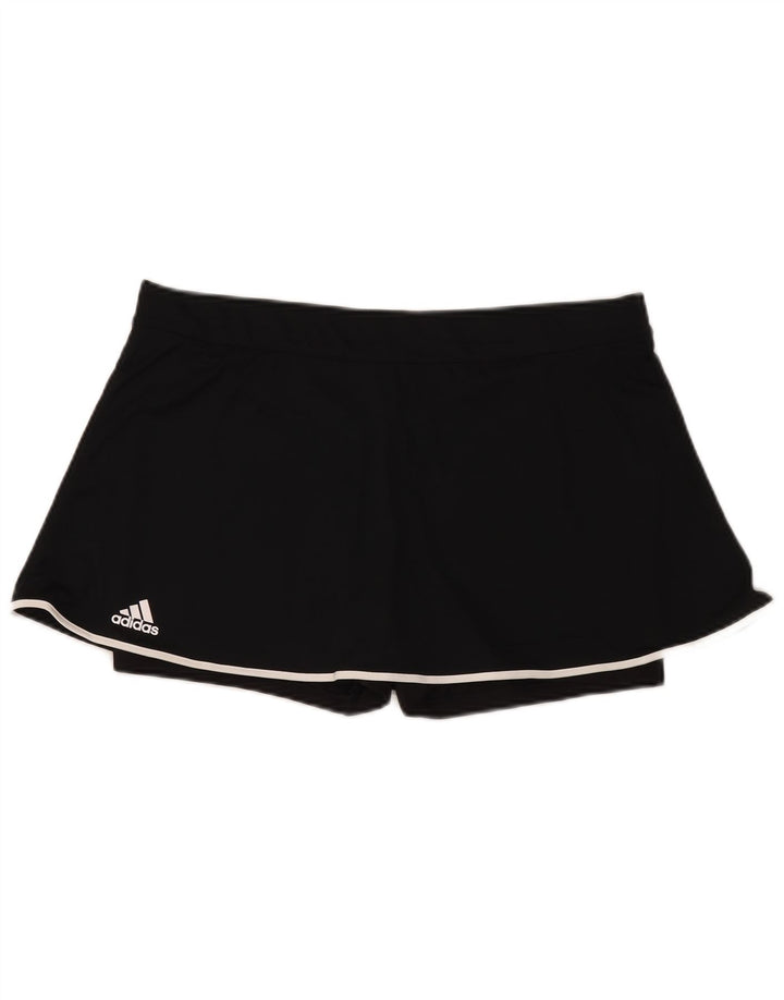 ADIDAS Mulher Climalite Skort UK 20/22 XL Preto Poliéster
