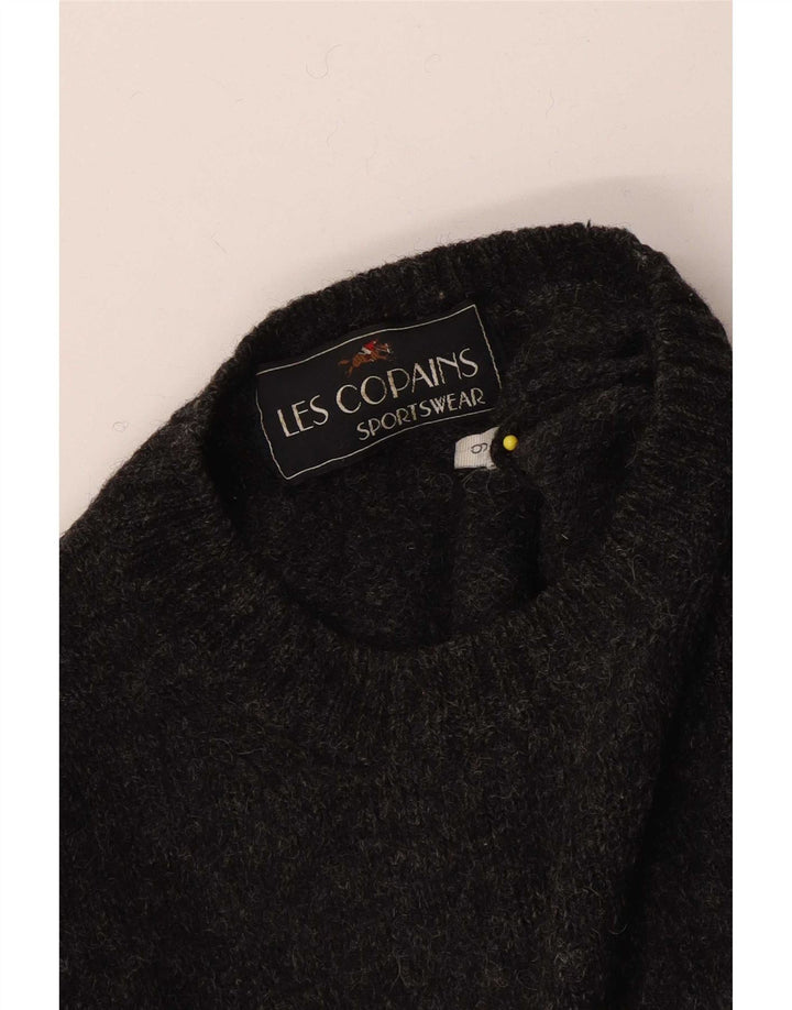 Suéter masculino Les Copains com gola redonda grande cinza