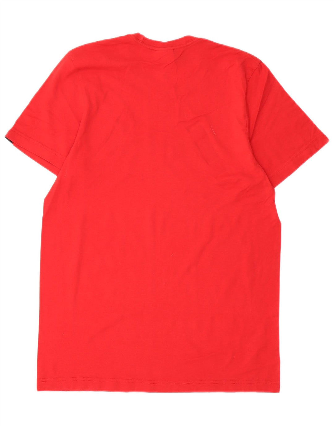 ADIDAS Mens Graphic T-Shirt Top Pequeno Algodão Vermelho