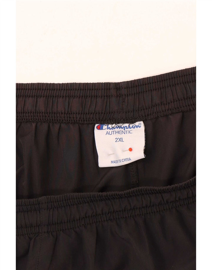 Shorts esportivos masculinos Champion 2XL poliéster preto