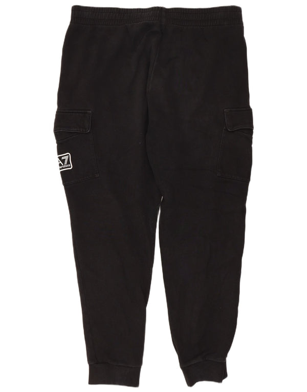 Calça de treino masculina Emporio Armani Graphic Cargo Joggers XL preto