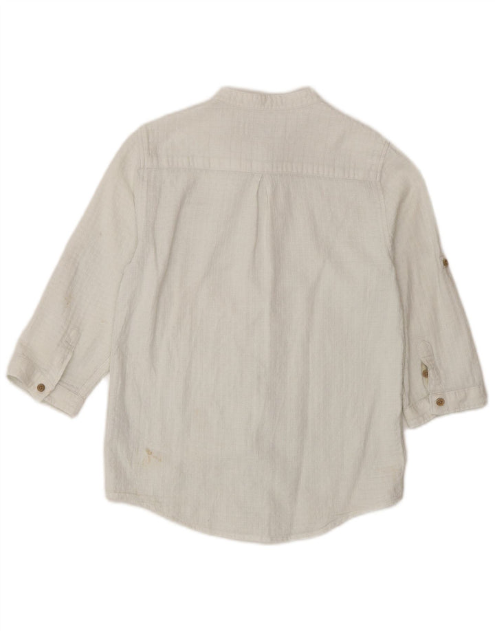 Camisa Zara Boys manga 3/4 9-10 anos branca