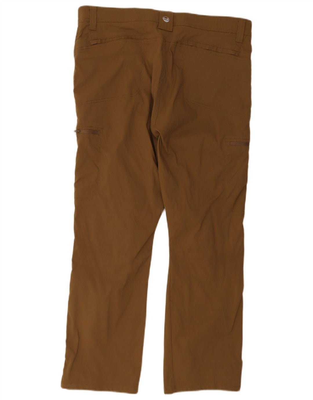 Wrangler Calça Cargo Masculina Reta W36 L30 Marrom Nylon