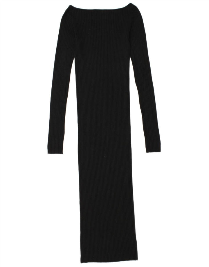 Vestido Jumper Feminino Zara Reino Unido 8 Pequeno Preto