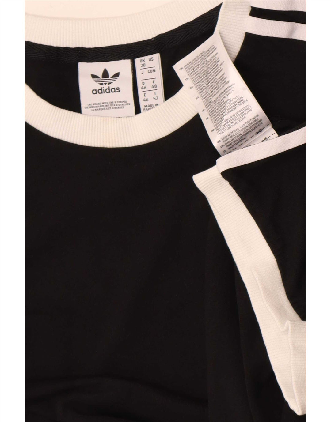 Camiseta Adidas Feminina Top UK 20 2XL Preta
