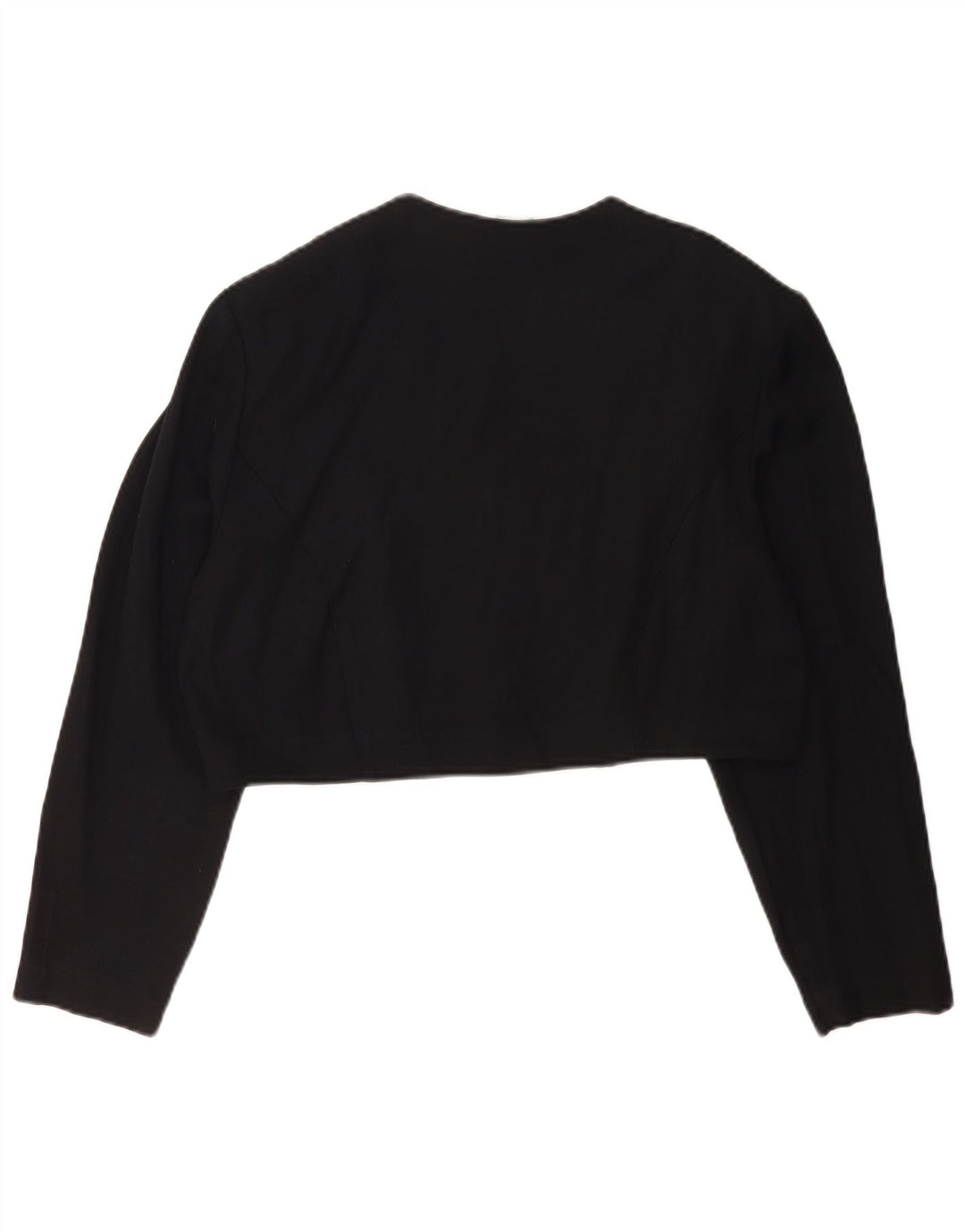 Jaqueta Bolero Feminina R&M Richards Reino Unido 14 Médio Preto Rayon