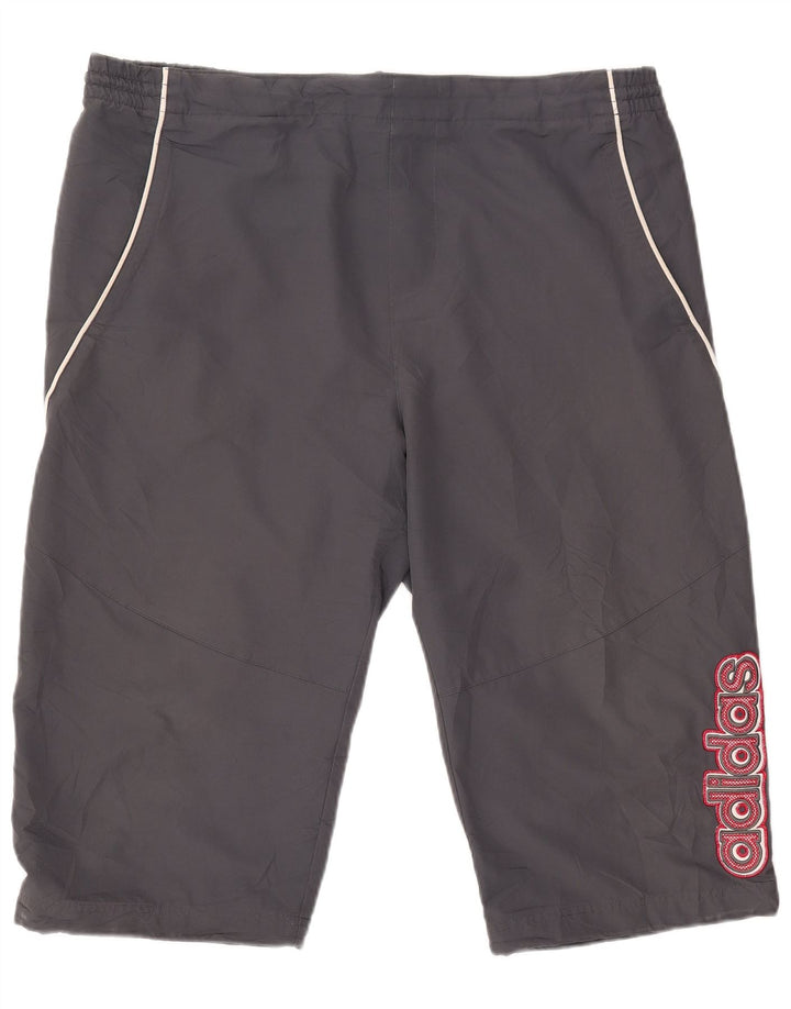 Adidas Mens Graphic Bermuda Sport Shorts XL Cinza Poliéster