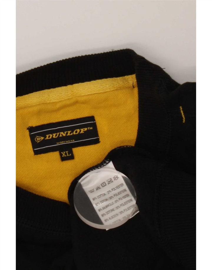 Dunlop moletom gráfico masculino jumper XL algodão preto