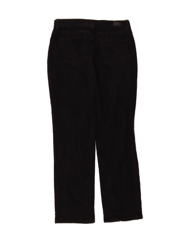 LEE Womens Relaxed Fit Straight Jeans US 10 Large W32 L29 Black Cotton Vintage Lee and Second-Hand Lee from Messina Hembry 
