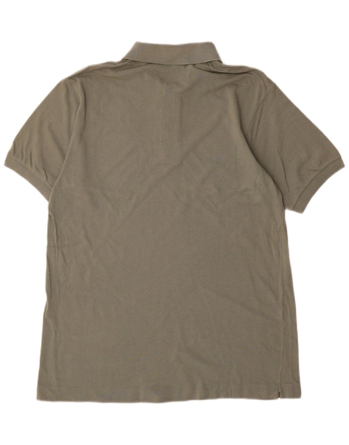 Camisa polo masculina LACOSTE tamanho 4 algodão cáqui médio