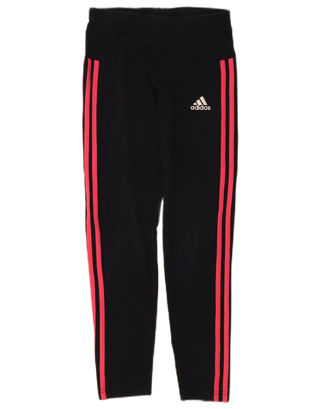 Calças de treino para meninas ADIDAS 11-12 anos preto algodão